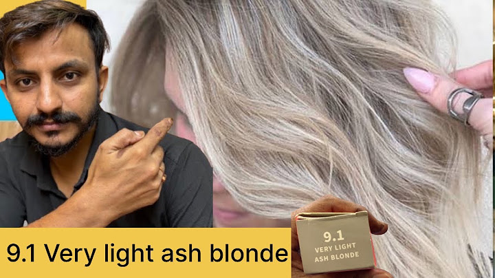 How to Get ASH Hair Colour With Streax 9.1 - FULL TUTORIAL
