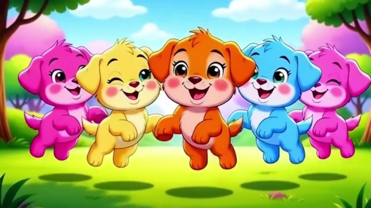 Kids Nursery Songs | Happy puppy dance song | 