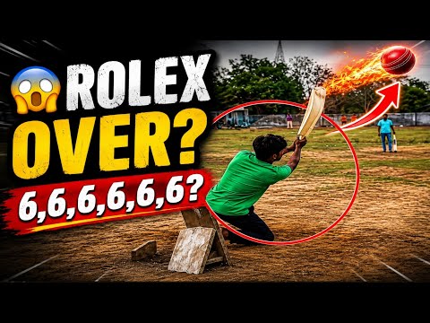 😱 SHOCKING ROLEX OVER! Cover Hit Like Bhuvneshwar Kumar in Gully Cricket 🏏🔥