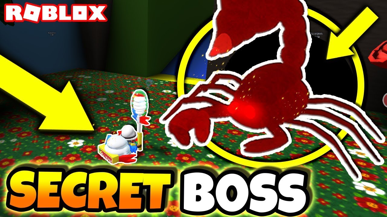 Secret Emperor Scorpion Boss Has Been Found Roblox Bee Swarm Simulator Youtube
