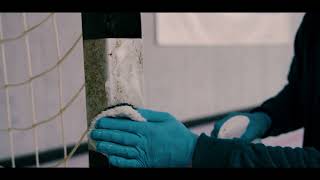 Waxex Harzentferner - Anwendung Hallenboden