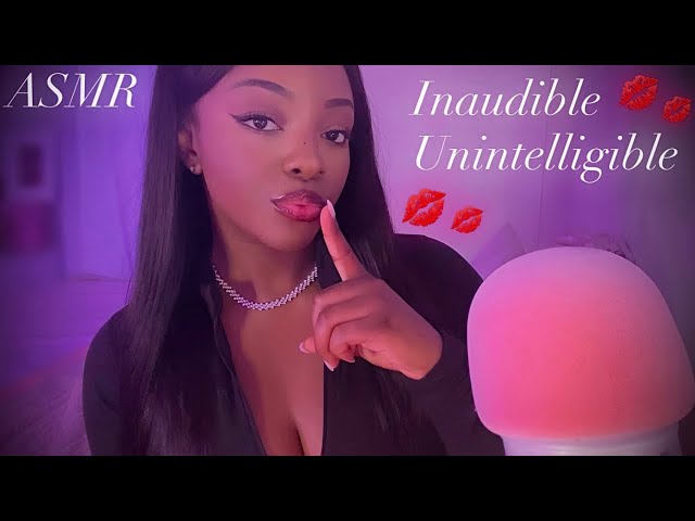 ASMR | 40 Minutes Of Inaudible Unintelligible Whispers 🤍 SUPER Clicky + MouthSounds 💋