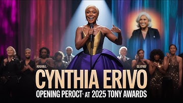 Cynthia Erivo Tony Awards 2025 Opening Performance | Full Broadway Tribute