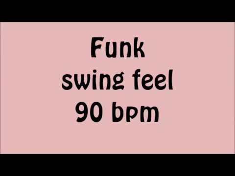 [Drum Loop for Practice] Funk swing feel 90 Bpm