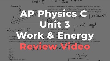Unit 3 Work & Energy | AP Physics C: Mechanics Review
