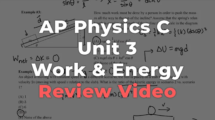 Unit 3 Work & Energy | AP Physics C: Mechanics Review