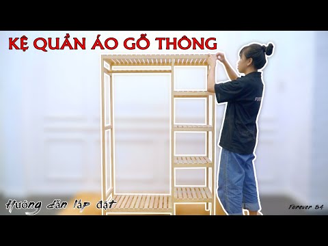 Video Hướng dẫn lắp đặt - Kệ Treo Quần Áo Gỗ Thông Nhập Khẩu - youtube