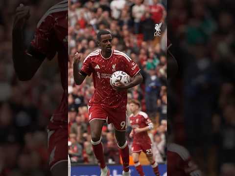 Isak at the Kop 👍