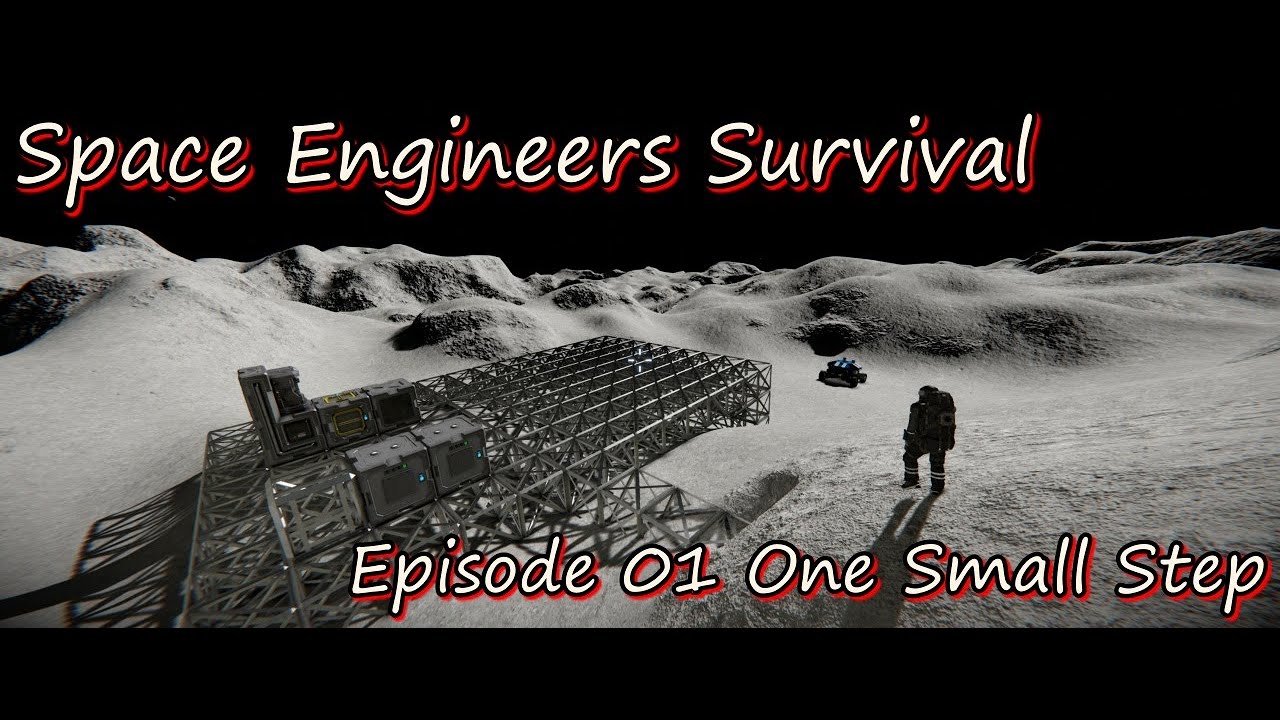 Space Engineers Survival Episode 01 One Small Step - YouTube