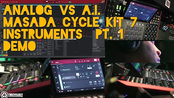 Making a beat with Analog vs A.I cycle kit 7 instruments pt 1. #THECYCLEKIT.COM #mpc #flexbeat
