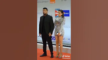مي عمر مع زوجها المخرج محمد سامي 