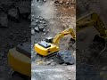 Raw Power! 💪 Heavy Duty Excavator Moves Massive Rocks with Ease