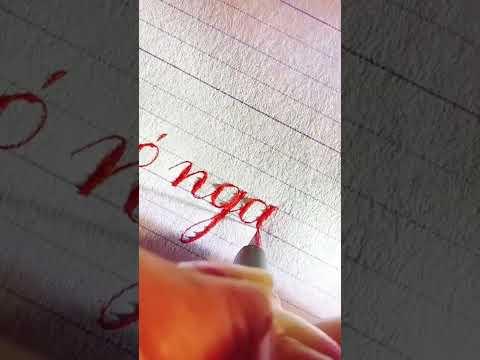 Video Viết chữ đẹp nghệ thuật | Viết chữ đẹp: Có công mài... - youtube