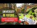 University of oxford  history ranking admissions fees  scholarships