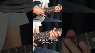 Eddie Van Halen Style Tapping Part 2 | Guitar Lesson | Full video in comments | #shorts