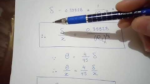 fluid Mechanics 2 (Boundary layer part 4)
