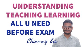 PEDAGOGY | UNDERSTANDING TEACHING LEARNING WITH MCQ