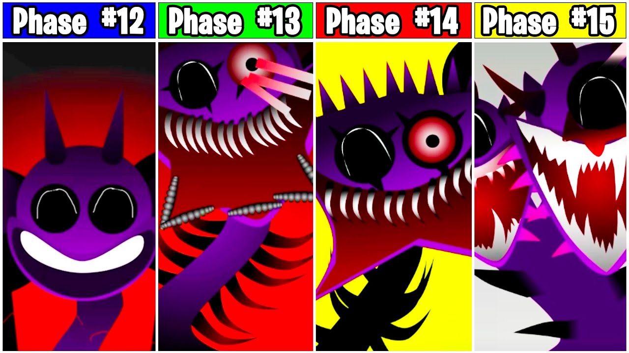 INCREDIBOX SPRUNKI: Phase 12 vs 13 vs 14 vs 15 - Who Will WIN?