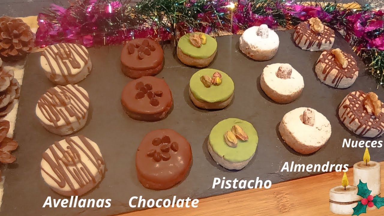 🤶🏻🎄 Para estás NAVIDADES,haz tus mantecados caseros,CON 1 SOLA MASA (5 SABORES DIFERENTES),