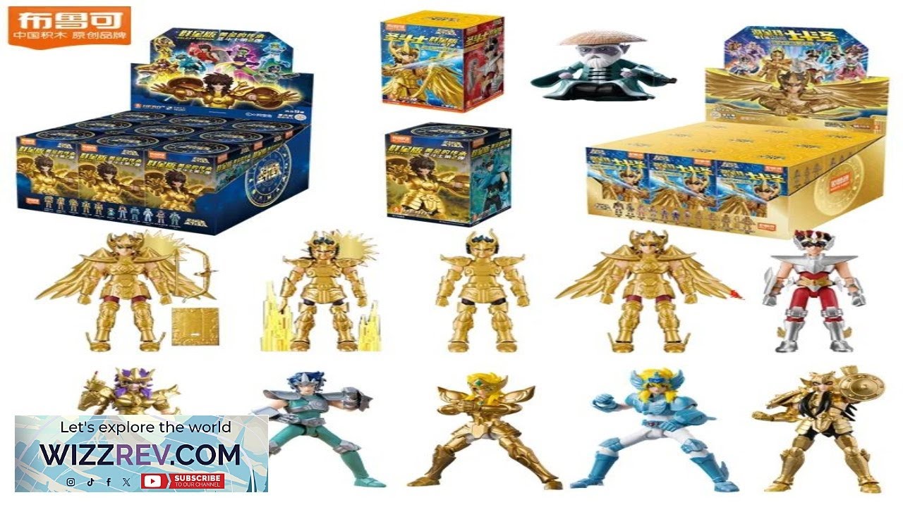 Конструктор Blokees Gold Saint, игрушки для сборки Saint Seiya, Шура Айолос, Скрытый