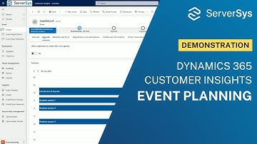 Demonstrating Dynamics 365 Event Planning (Customer Insights) | Microsoft UK Partner
