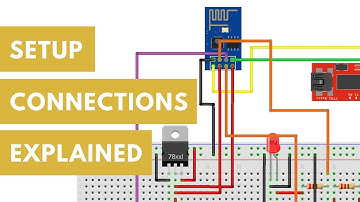 Setup Connections | Control ESP8266 WIFI over Internet Mobile/Web PART - 3