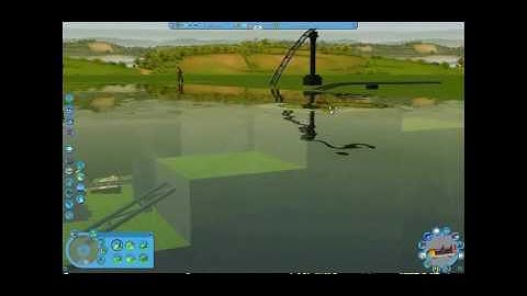 RCT3 - Tutorial - (TRUE) Rides Under Water (P2)