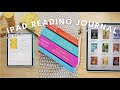 READING JOURNAL SETUP ON THE IPAD | book reviews, reading tracker, and TBR lists | Flourish Planner