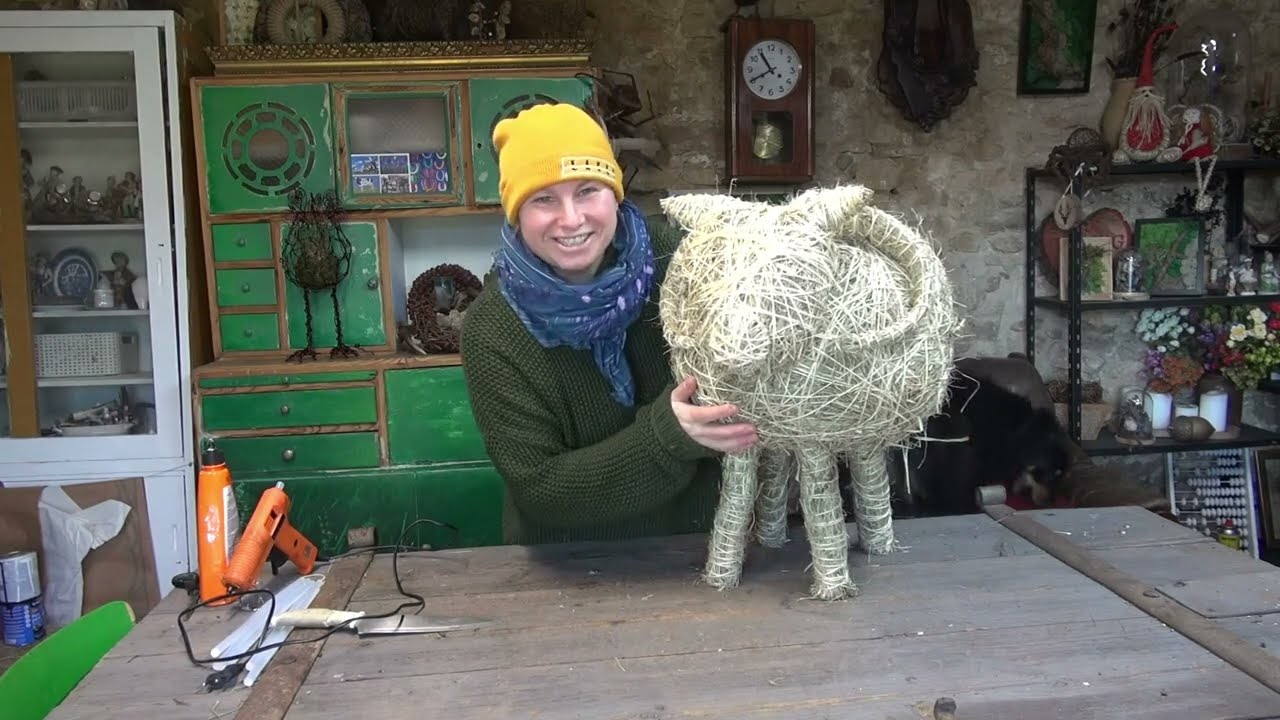 Łatwy sposób na barana z siana.