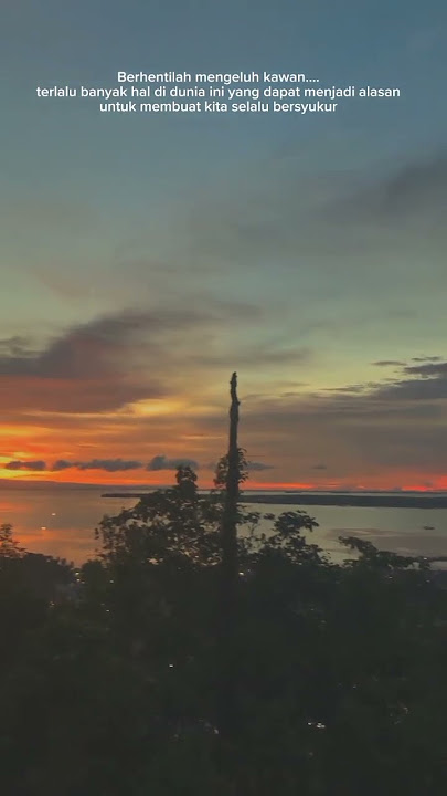 Nafasmu salah satunya kawan #kabupatenkaimana #sunset #senja #storywa #storymotifasi #motivational
