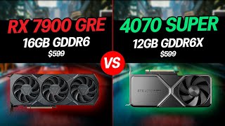 [Gaming Test] RX 7900 GRE vs RTX 4070 Super Test in 14 Games
