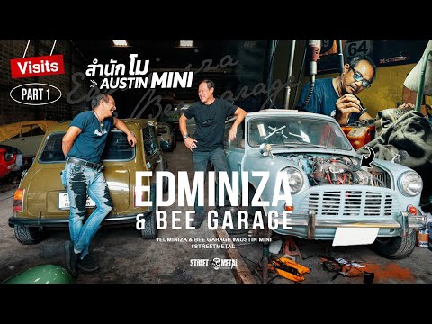 Streetmetal Visits: Ed miniza & Bee garage สำนัก โม Austin Mini Part 1  @Streetmetalbkk