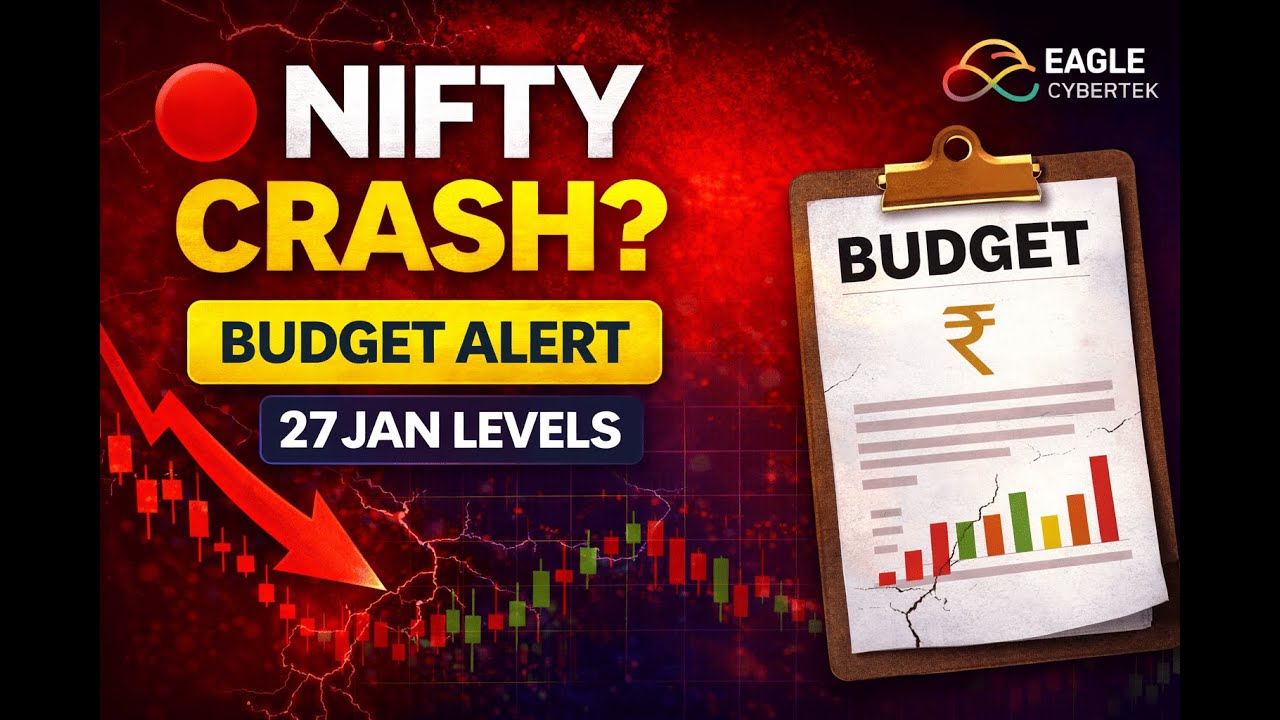 NIFTY Will Crash? 🔴 Budget Impact | 27 JAN Key Levels & Targets | Market Alert