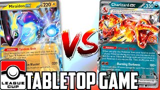 Can Miraidon ex BOX Beat Charizard ex? (Pokemon TCG Tabletop Gameplay)