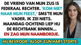 VADER ZEI: “SLA MIJN FEEST OVER, DE VRIEND VAN JE ZUS IS FEDERAAL RECHTER” — TOTDAT HIJ ZAG…