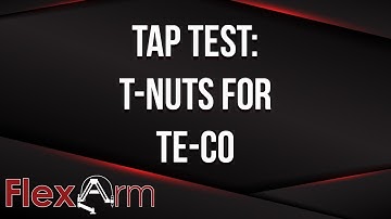 Manufacturing T-Nuts Faster by Tapping Offline with FlexArm
