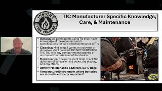 NFPA 1400 - The Importance of TIC Training for Firefighters