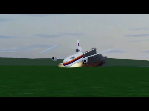 United Airlines Flight 232 (Roblox Crash Animation)
