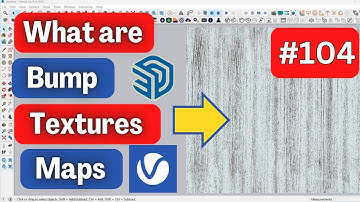 What are Bump Map Textures | Part 104 | How to Use Bump Maps in SketchUp V-Ray (Hindi)