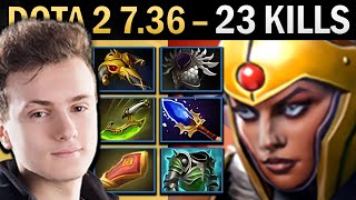 Legion Commander Dota 7.36 Miracle with 23 Kills and Cuirass - TI13