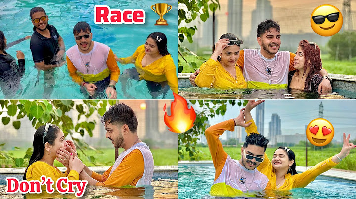 Swimming Pool Race 😎🏆 Pool Party with Friends 😍💦