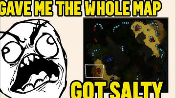 Bro Literally gave me the whole map and got salty for it | Starcraft II ZvT on Potato Laptop Ep22