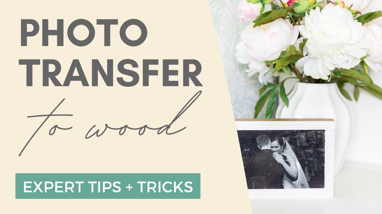 Best & Easiest Way to Transfer Images to Wood & Canvas - A Piece