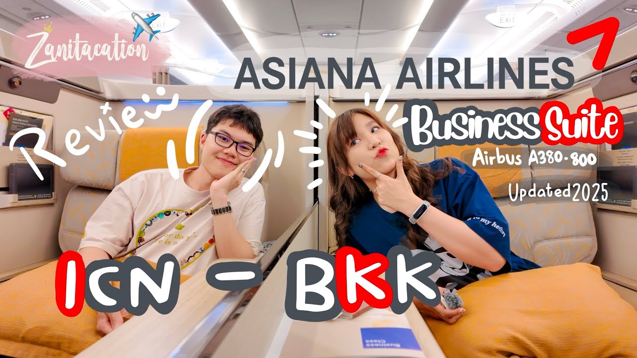 ✈️🇰🇷 Zanitacation | Review Business Suite : Asiana Airbus A380-800 💺 ICN - BKK [Updated 2025]