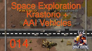 Space Exploration + Krastorio + AAI Vehicles - 014 - First AAI Hauler Automation!