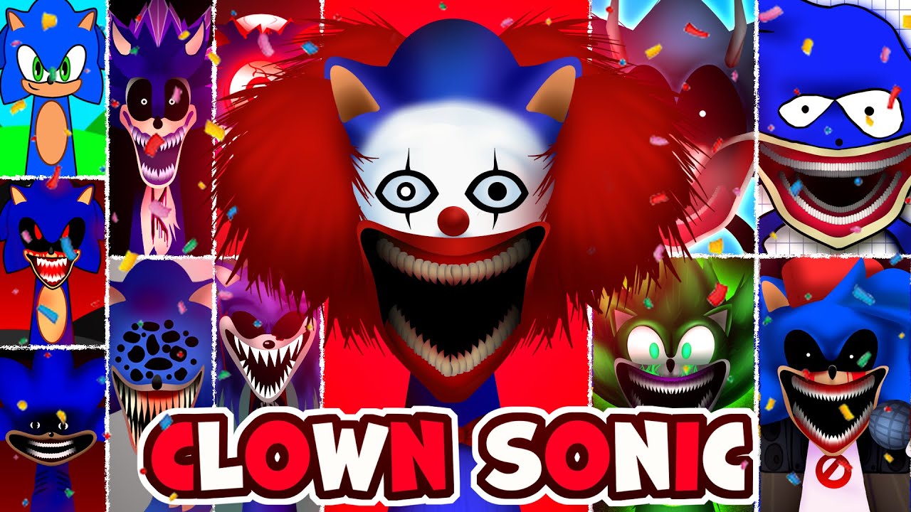 My New Sprunki OC: Sonic / NEW PHASE 46 (CLOWN SONIC)