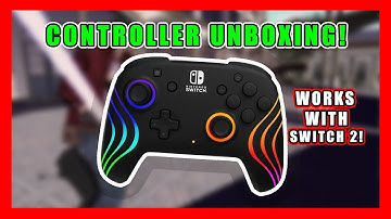 PDP Gaming Afterglow Wireless Switch Controller Unboxing