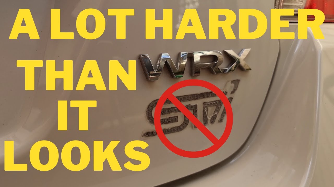How to PROPERLY Debadge and Polish Your Car YouTube