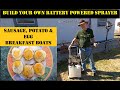 Breakfast Boats - Cups / DIY 24 Volt Battery Operated-Powered Sprayer, this will save your back.
