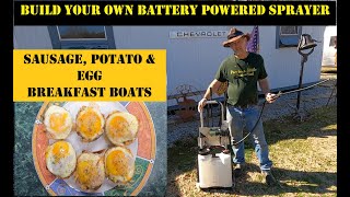 Breakfast Boats - Cups / DIY 24 Volt Battery Operated-Powered Sprayer, this will save your back. by  Papaw's Place 310 views 1 month ago 17 minutes